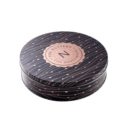 Round chocolate biscuit tins Custom tin packaging