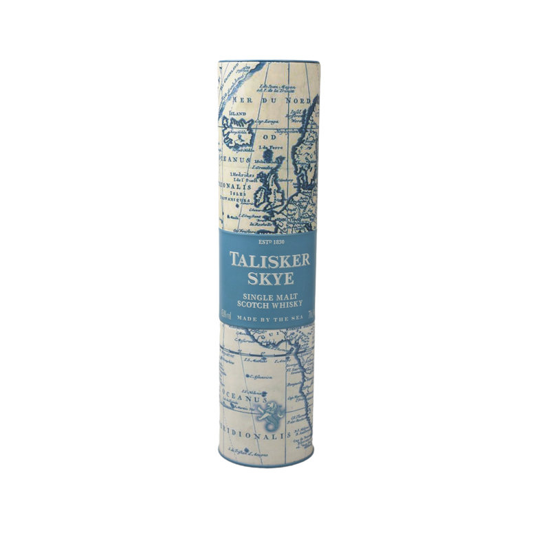 750 round wine tin box 