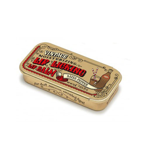 Vintage slide tin Lip balm tin solid perfume metal box