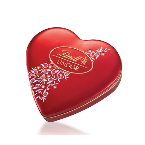 Heart-shape chocolate tins